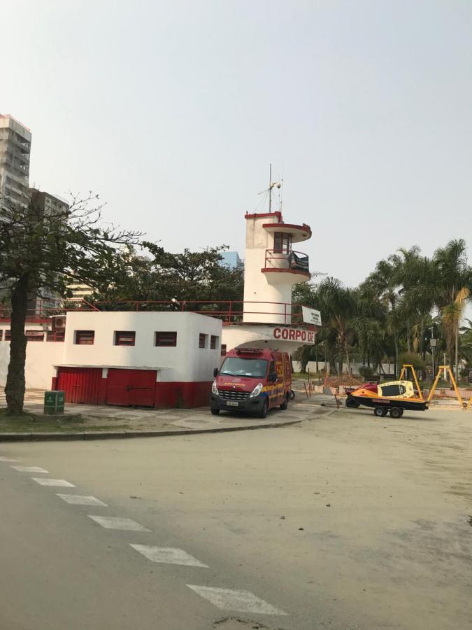 דירות סנטוס Apartamento Vista Mar Pe Na Areia מראה חיצוני תמונה